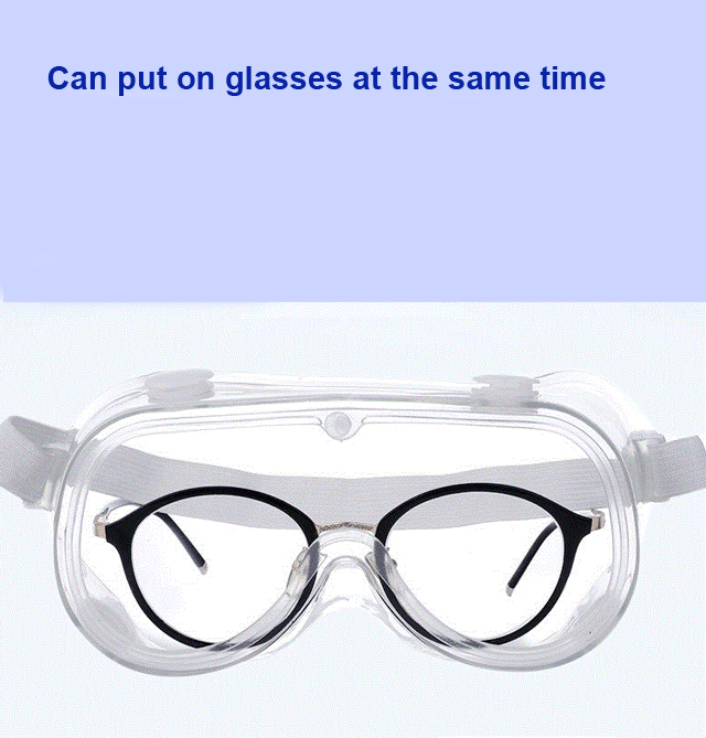Transparent Safety Protective Eyes Protector Goggles 