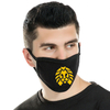 Custom Face Mask Reusable Washable Anti-haze Simple Pure Color Printed Cotton Face Mask for Adults