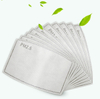 5 Layer Pm2.5 Filter Anti Dust Cotton Face Maskes Filter Pm 2.5 Activated Carbon Maskes Filter