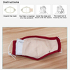 5 Layer Pm2.5 Filter Anti Dust Cotton Face Maskes Filter Pm 2.5 Activated Carbon Maskes Filter